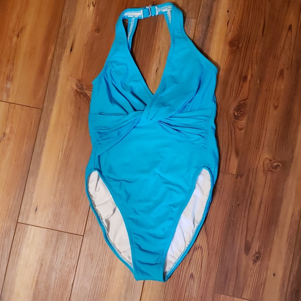 Turquoise swimsuit